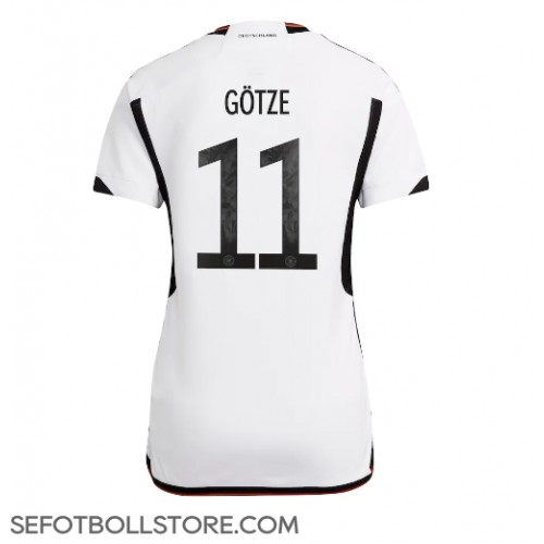 Tyskland Mario Gotze #11 Replika Hemmatröja Dam VM 2022 Kortärmad